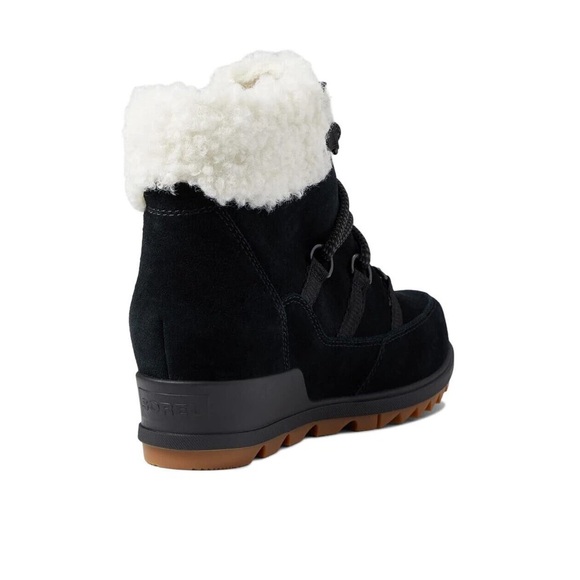 SOREL Evie Cozy Lace Boots Women's size 10 Jet Black nwt - Picture 3 of 12